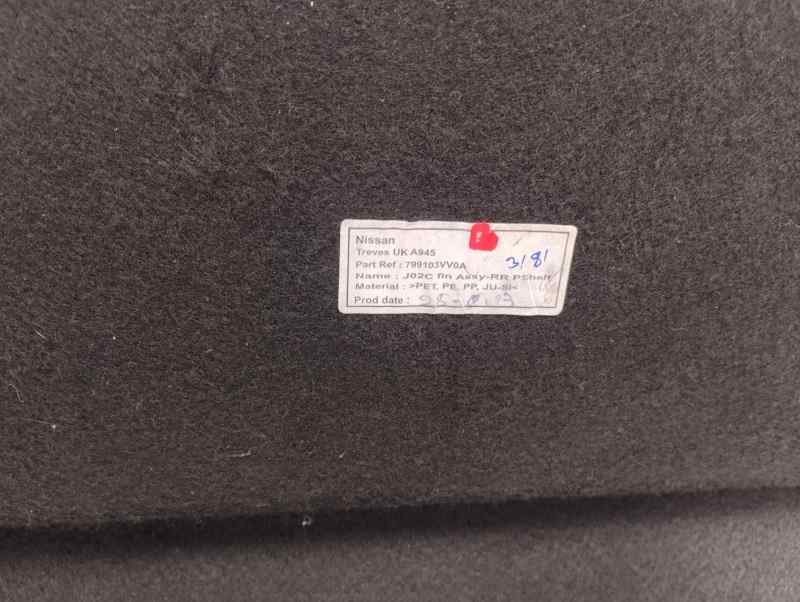BANDEJA TRASERA NISSAN NOTE 1.2 MPI MT 80CV