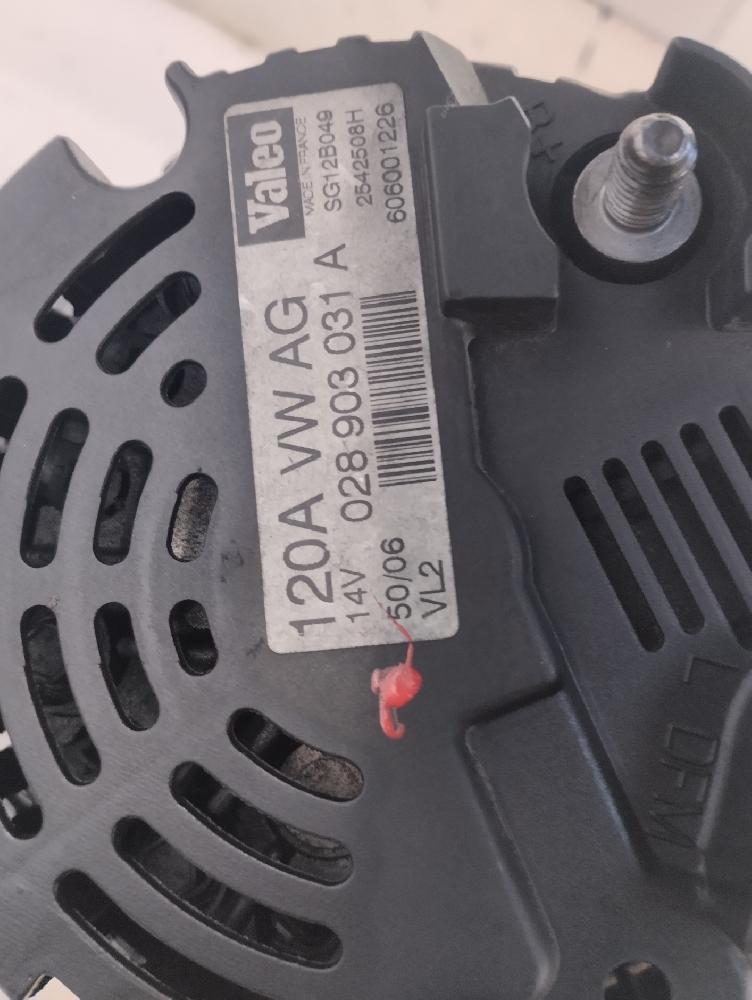 ALTERNADOR SKODA SUPERB 2.0 TDI MT 140CV | 103KW