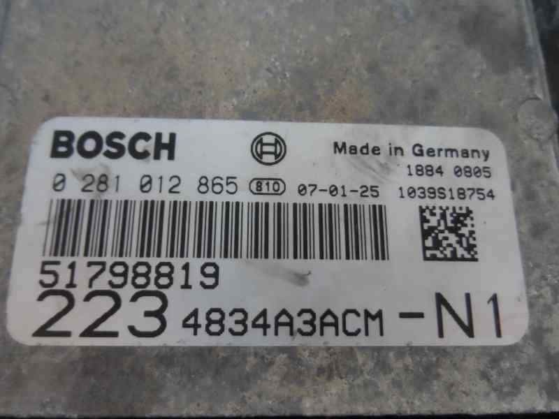 CENTRALITA MOTOR UCE FIAT DOBLO 1.9 MT 105CV | 77KW
