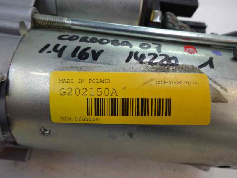 MOTOR ARRANQUE SEAT CORDOBA 2007 1.4 MT 85CV