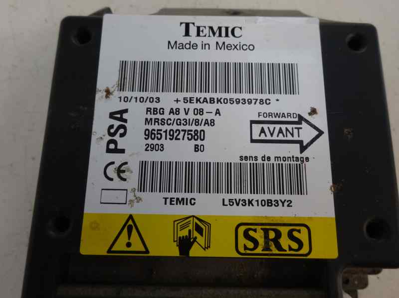 CENTRALITA AIRBAG CITROEN C3 1.4 HDI MT 70CV