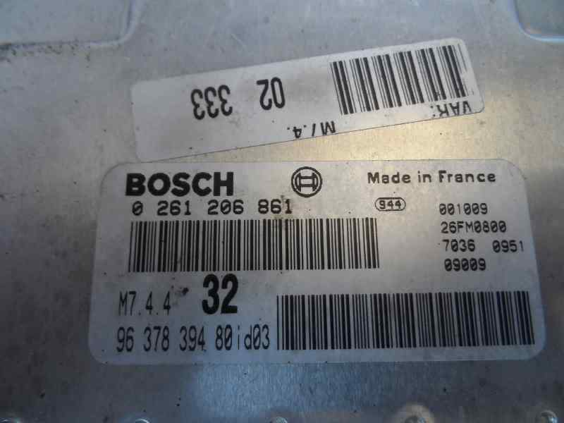 CENTRALITA MOTOR UCE PEUGEOT 306 1.6 MT 98CV | 73KW