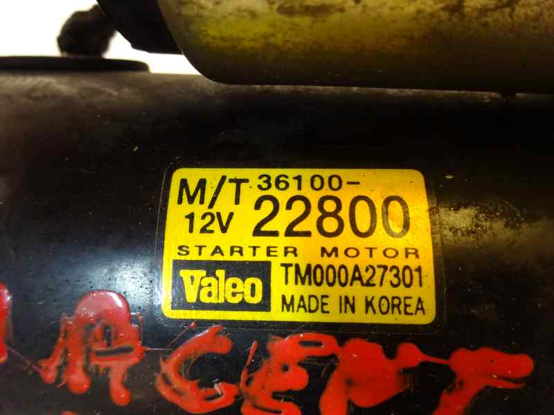 MOTOR ARRANQUE HYUNDAI ACCENT 1.3 MT 86CV | 63KW