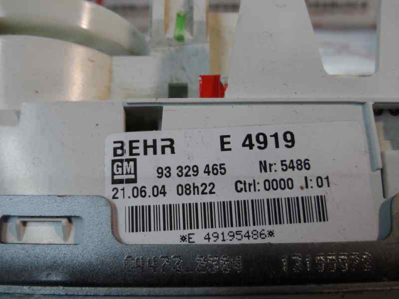 MANDO CALEFACCION AIRE ACONDICIONADO OPEL MERIVA 1.7 CDTI MT 100CV