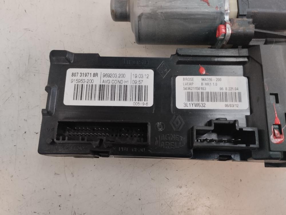 MOTOR ELEVALUNAS DELANTERO IZQUIERDO RENAULT SCENIC 1.5 DCI MT 110CV