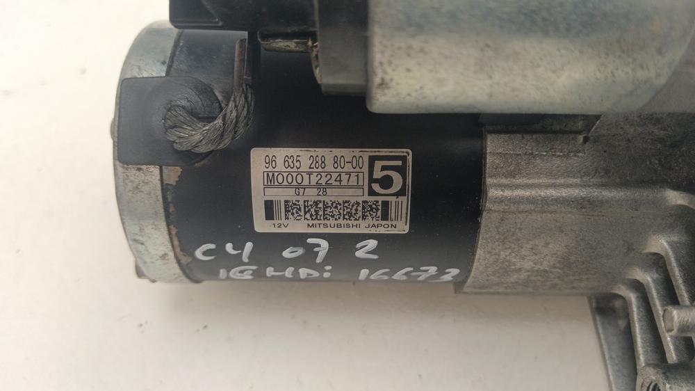 MOTOR ARRANQUE CITROEN C4 2007 1.6 HDI AT 90CV