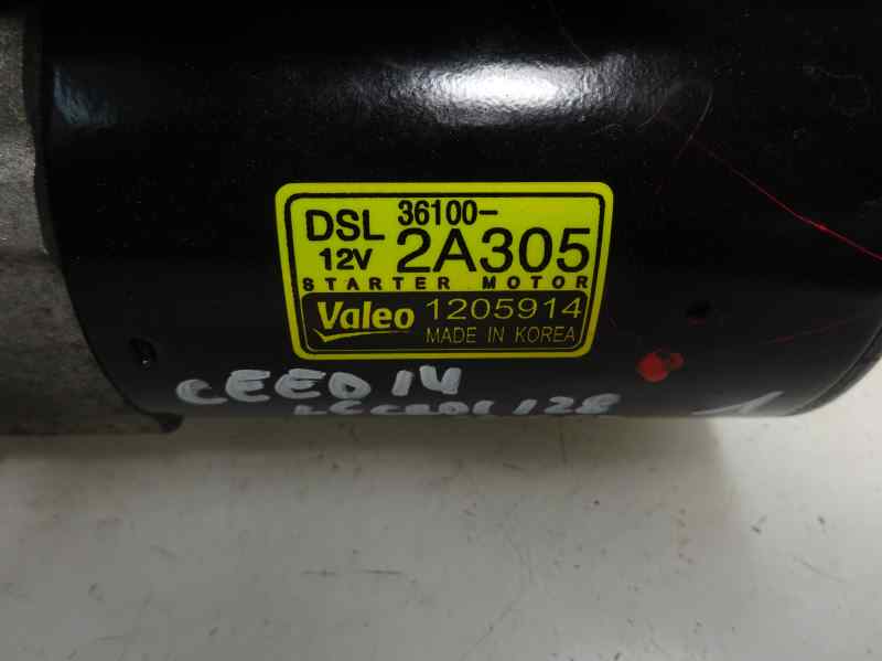 MOTOR ARRANQUE KIA CEED 1.6 MT 129CV | 95KW