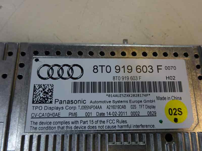 PANTALLA MULTIFUNCION AUDI A5 2.0 TDI MULTITRONIC 143CV