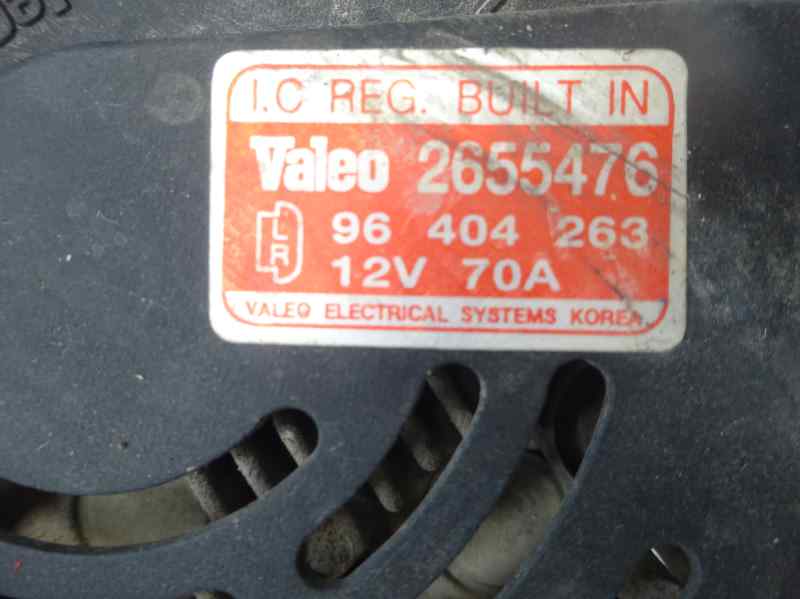 ALTERNADOR DAEWOO KALOS 1.2 MT 72CV