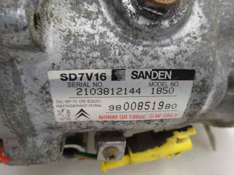 COMPRESOR AIRE ACONDICIONADO PEUGEOT EXPERT 1 6 HDI 5MT L1 2495KG 90CV | 66KW