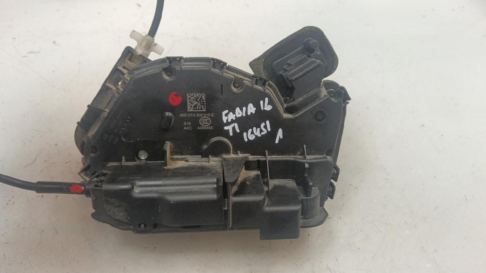 CERRADURA PUERTA TRASERA IZQUIERDA SKODA FABIA 1.4 MT 90CV | 66KW