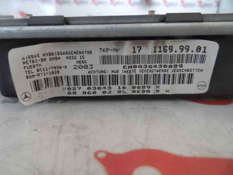 AIRBAG LATERAL DELANTERO DERECHO MERCEDES BENZ CLASE A 2003 1.7 A 170 CDI L MT 95CV
