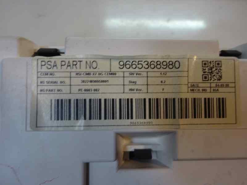 CUADRO INSTRUMENTOS CITROEN C5 2.0 HDI MT 140CV