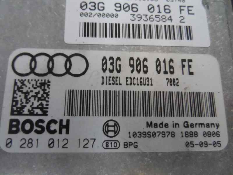 CENTRALITA MOTOR UCE AUDI A4 2005 1.9 TDI MT QUATTRO 116CV