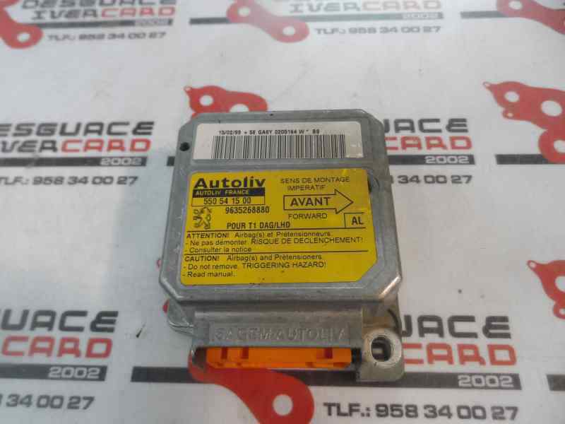 CENTRALITA AIRBAG PEUGEOT 206 1.9 D MT 70CV