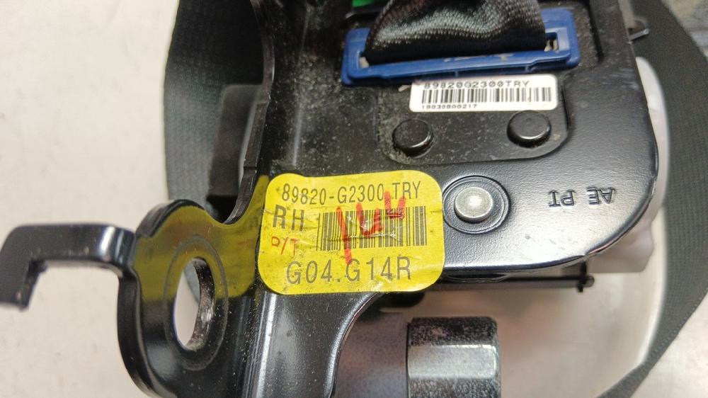CINTURON SEGURIDAD TRASERO DERECHO HYUNDAI IONIQ 1.6 HYBRID AMT 105CV