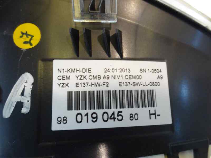 CUADRO INSTRUMENTOS PEUGEOT 208 1.4 HDI MT 68CV