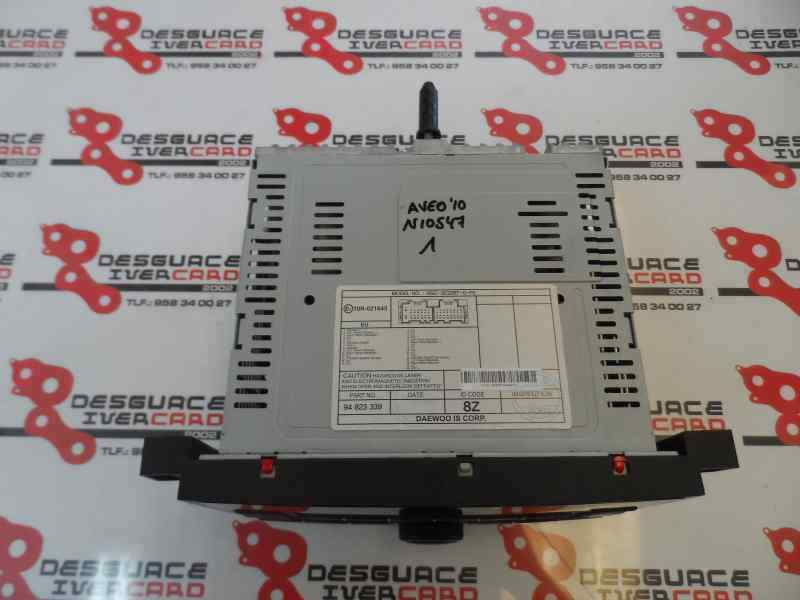 SISTEMA AUDIO RADIO CD CHEVROLET AVEO 2010 1.2 MT 84CV | 62KW