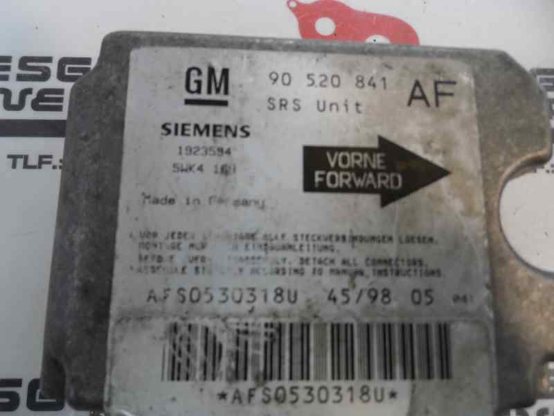 CENTRALITA AIRBAG OPEL ASTRA 2.0 DI MT 82CV | 60KW