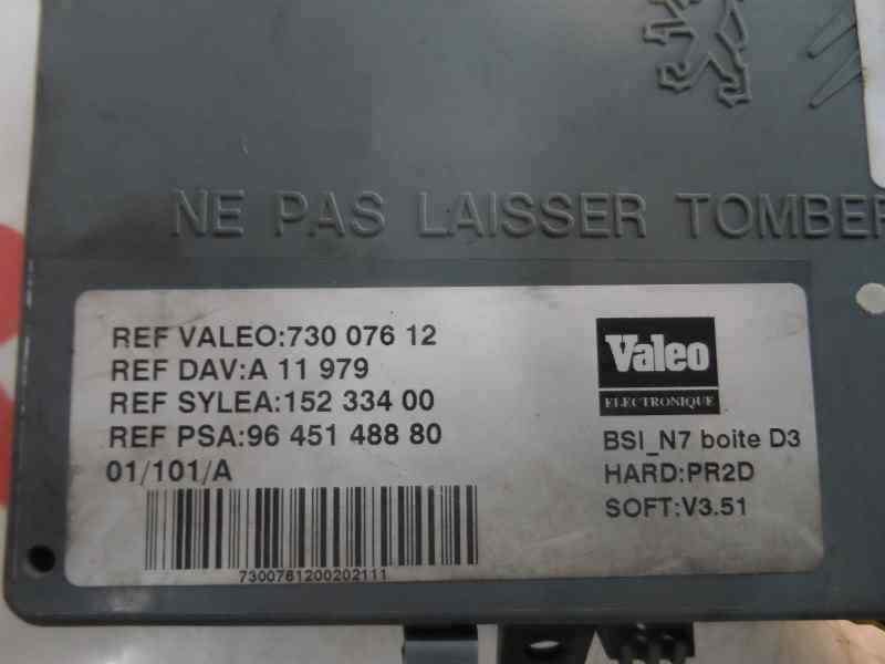 CAJA RELES FUSIBLES CITROEN XSARA 1.9 D MT 70CV