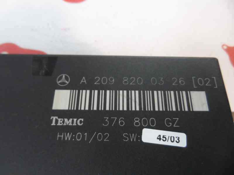MODULO ELECTRONICO MERCEDES BENZ CLASE CLK 2.7 CLK 270 CDI MT 170CV