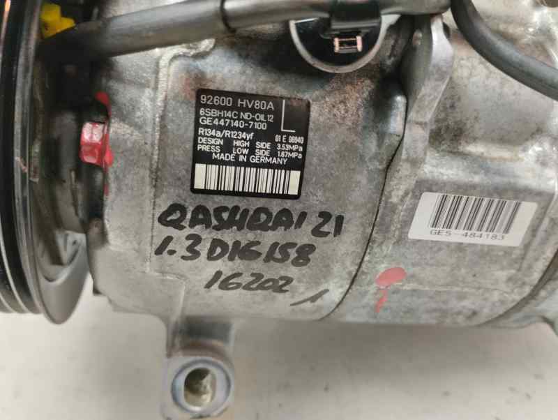COMPRESOR AIRE ACONDICIONADO NISSAN QASHQAI 1.3 MT 158CV | 116KW