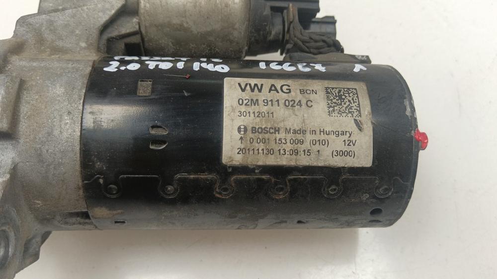 MOTOR ARRANQUE VOLKSWAGEN PASSAT PASSAT 2.0 140CV TDI 103KW