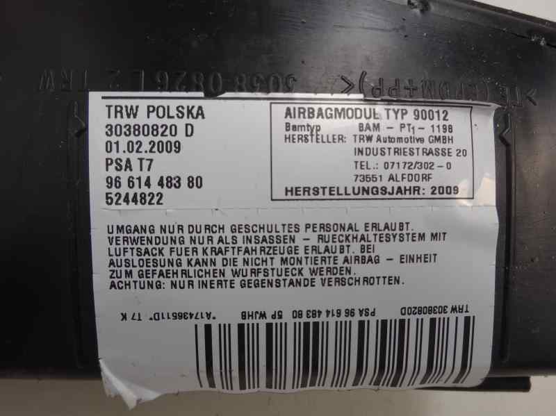 AIRBAG DELANTERO IZQUIERDO PEUGEOT 308 1.4 VTI MT 95CV