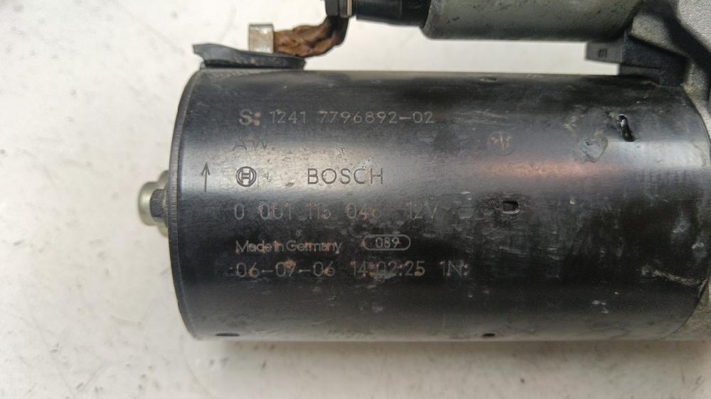 MOTOR ARRANQUE BMW SERIE 1 2006 2.0 MT 122CV | 90KW