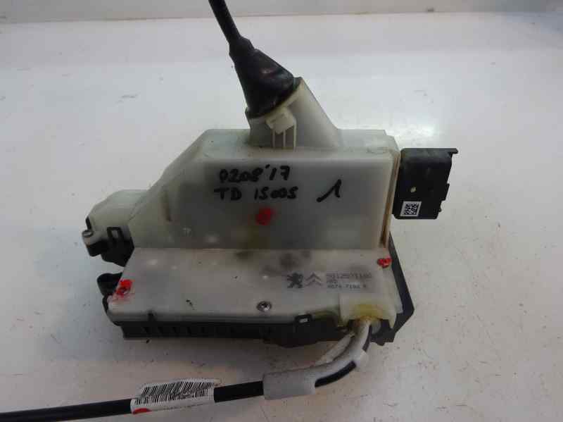 CERRADURA PUERTA TRASERA DERECHA PEUGEOT 208 1.2 VTI MT 82CV