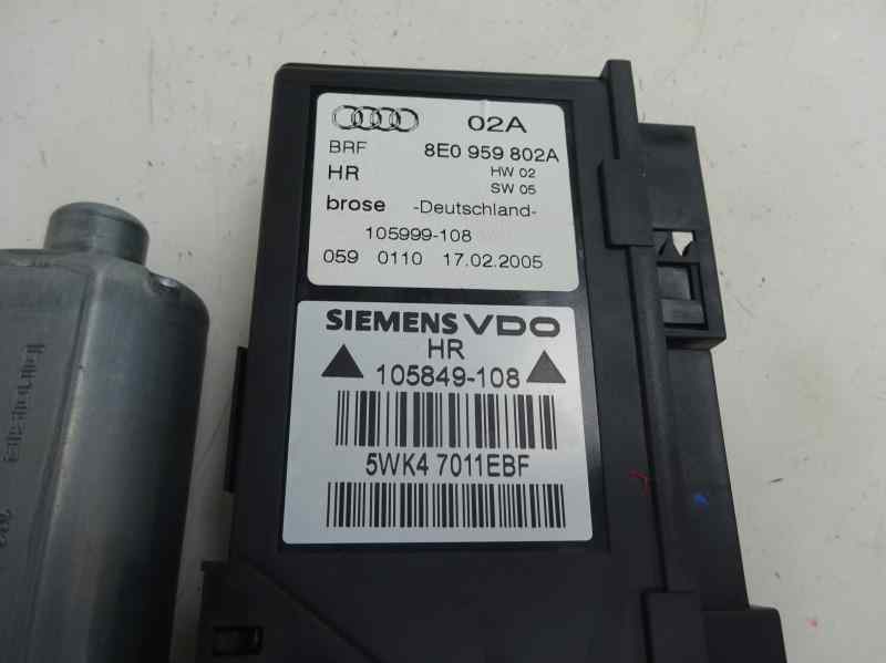 MOTOR ELEVALUNAS TRASERO DERECHO AUDI A4 2005 2.0 TDI MT 140CV | 103KW