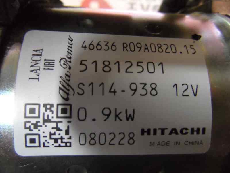 MOTOR ARRANQUE FIAT PANDA 1.2 AMT 60CV