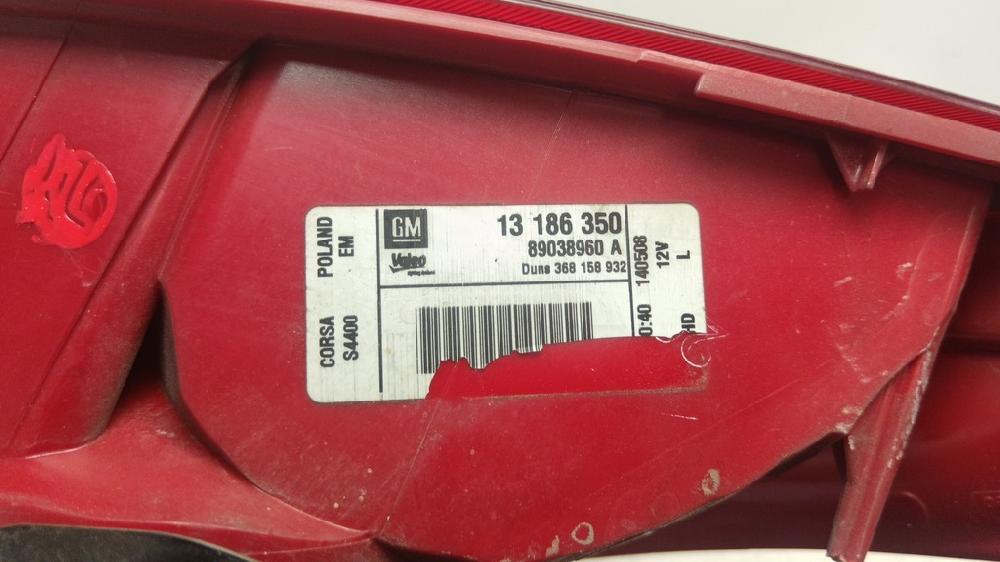 PILOTO TRASERO IZQUIERDO OPEL CORSA 2008 1.3 CDTI ECOFLEX START STOP MT 75CV