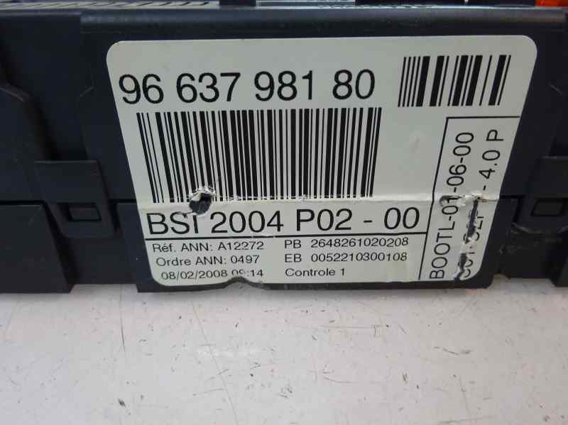 CAJA RELES FUSIBLES PEUGEOT 308 1.6 HDI MT 90CV
