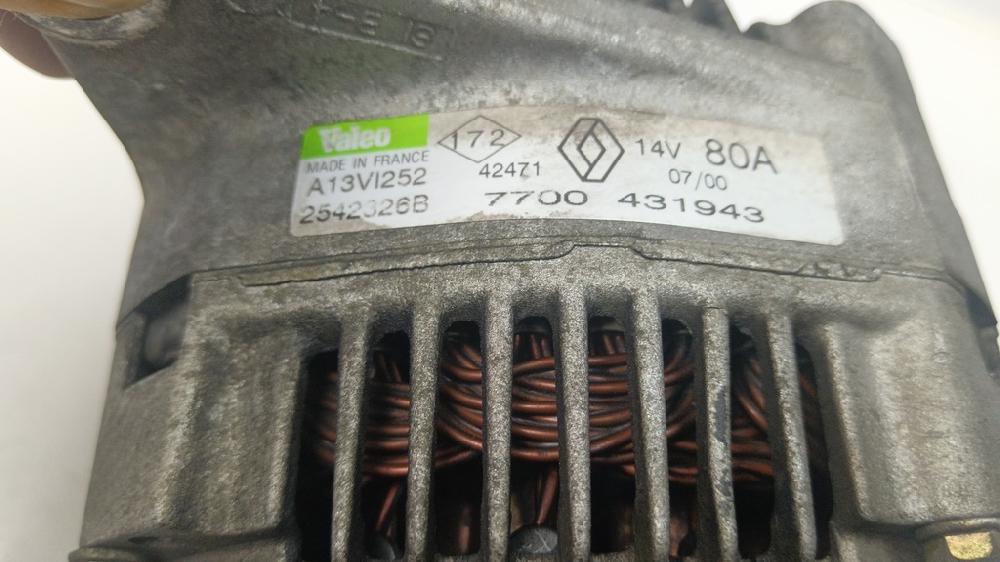 ALTERNADOR RENAULT MEGANE 2000 1.9 DTI MT 98CV | 72KW