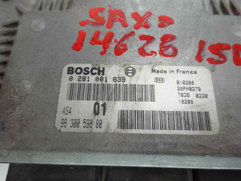 CENTRALITA MOTOR UCE CITROEN SAXO 2001 1.5 MT D 57CV