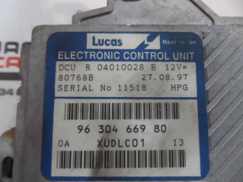 CENTRALITA MOTOR UCE PEUGEOT 406 2.1 TD MT 109CV