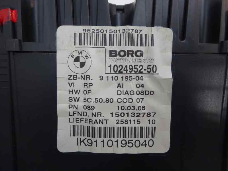 CUADRO INSTRUMENTOS BMW SERIE 1 2006 2.0 MT 122CV | 90KW