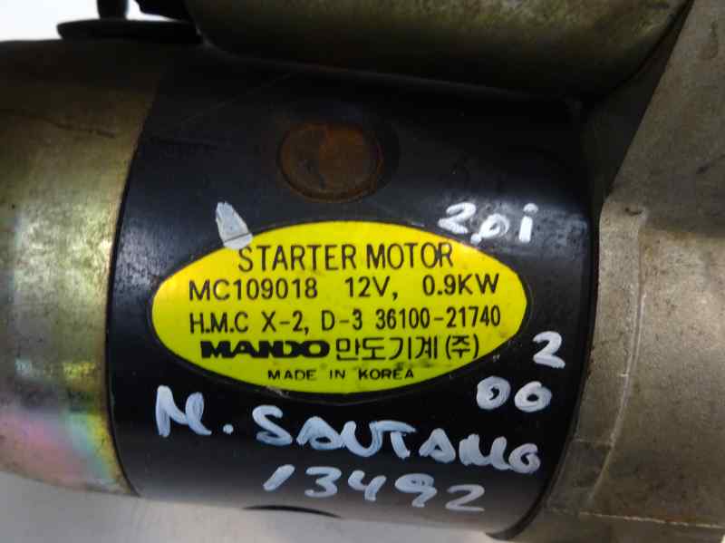 MOTOR ARRANQUE HYUNDAI SANTAMO 2.0 MT 115CV | 85KW
