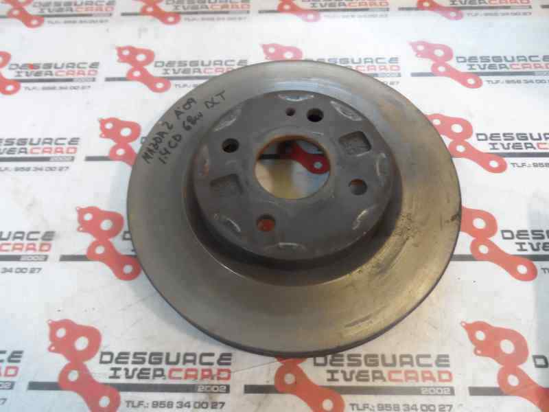 DISCO FRENO DELANTERO MAZDA 2 1.4 MZ-CD MT 68CV | 50KW