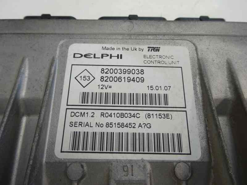 CENTRALITA MOTOR UCE RENAULT CLIO 1.5 DCI MT 70CV