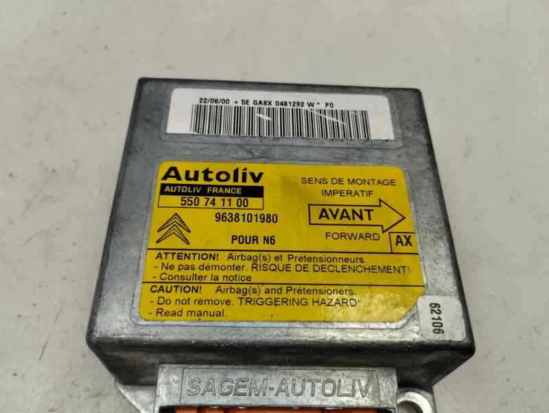 CENTRALITA AIRBAG CITROEN XSARA 2.0 HDI MT 90CV