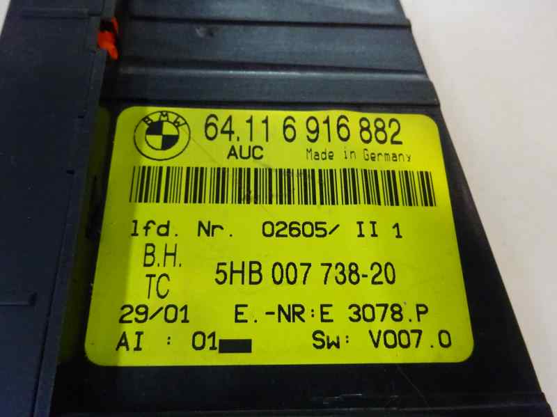 MANDO CLIMATIZADOR BMW SERIE 3 2.0 320D MT 136CV