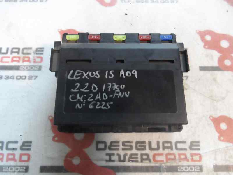 CAJA RELES FUSIBLES LEXUS IS 2.2 MT 177CV | 130KW