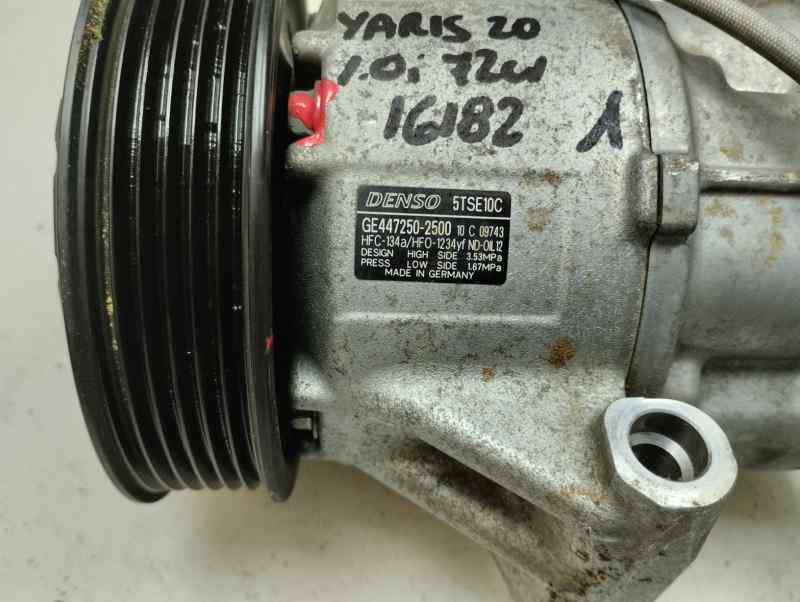 COMPRESOR AIRE ACONDICIONADO TOYOTA YARIS 1.0 MT 72CV | 53KW