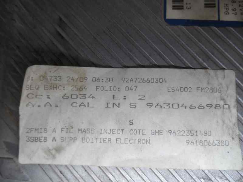 CENTRALITA MOTOR UCE PEUGEOT 406 2.1 TD MT 109CV
