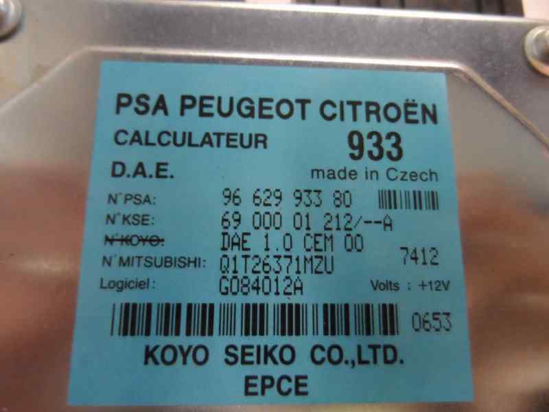 MODULO ELECTRONICO CITROEN C3 1.1 MT 61CV | 44KW