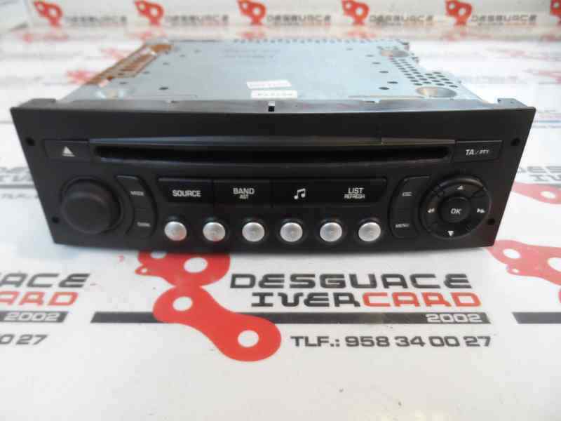 SISTEMA AUDIO RADIO CD PEUGEOT 207 1.6 HDI MT 90CV