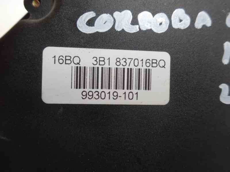 CERRADURA PUERTA DELANTERA DERECHA SEAT CORDOBA 1.9 TD MT 100CV