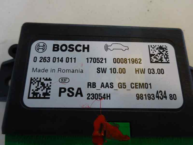MODULO ELECTRONICO PEUGEOT 2008 1.2 VTI MT 82CV